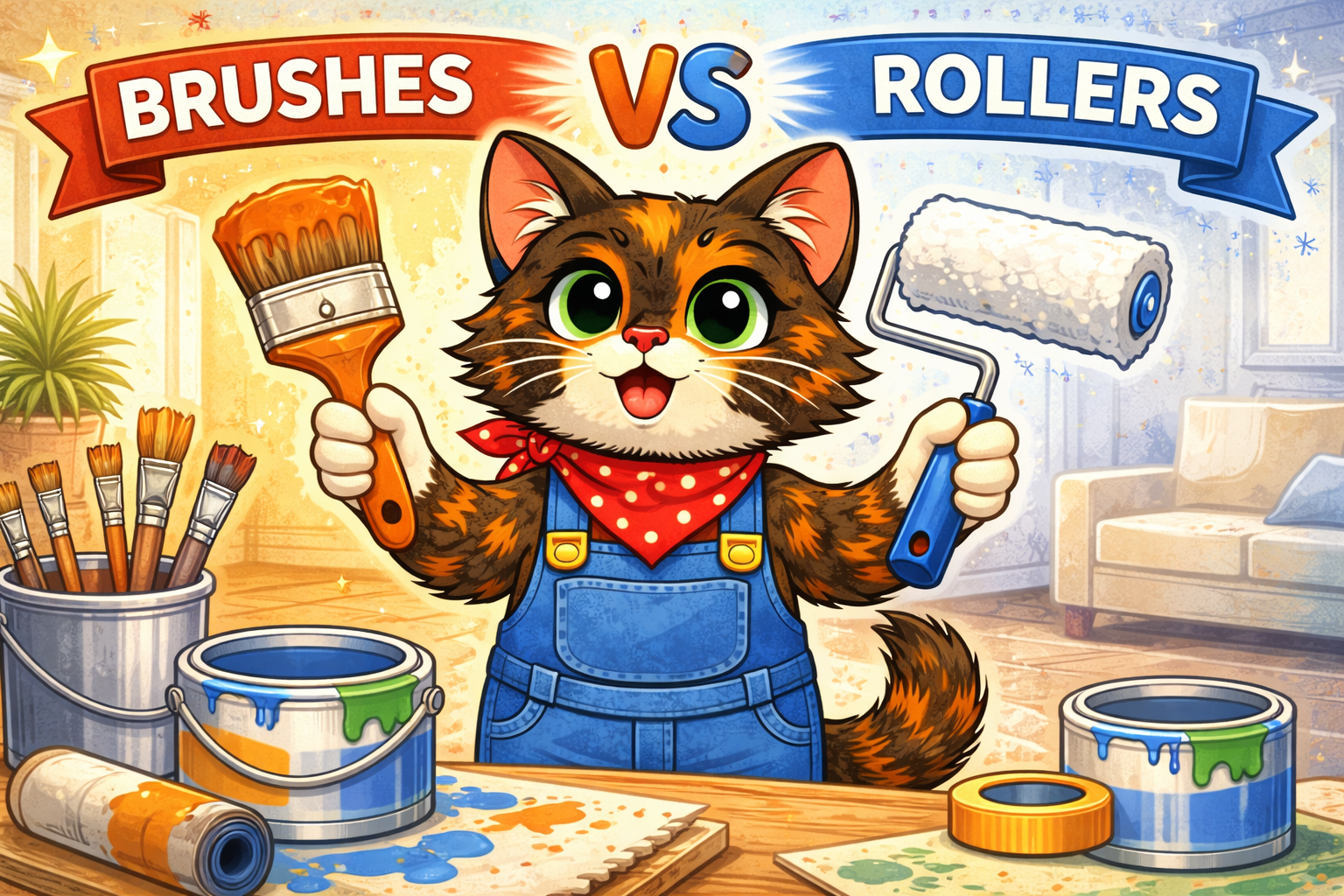 Brushes vs Rollers for Painting: What Beginners Should Know