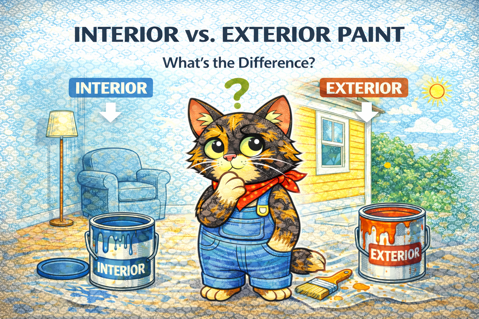 Interior vs Exterior Paint: The Beginner Mistakes to Avoid