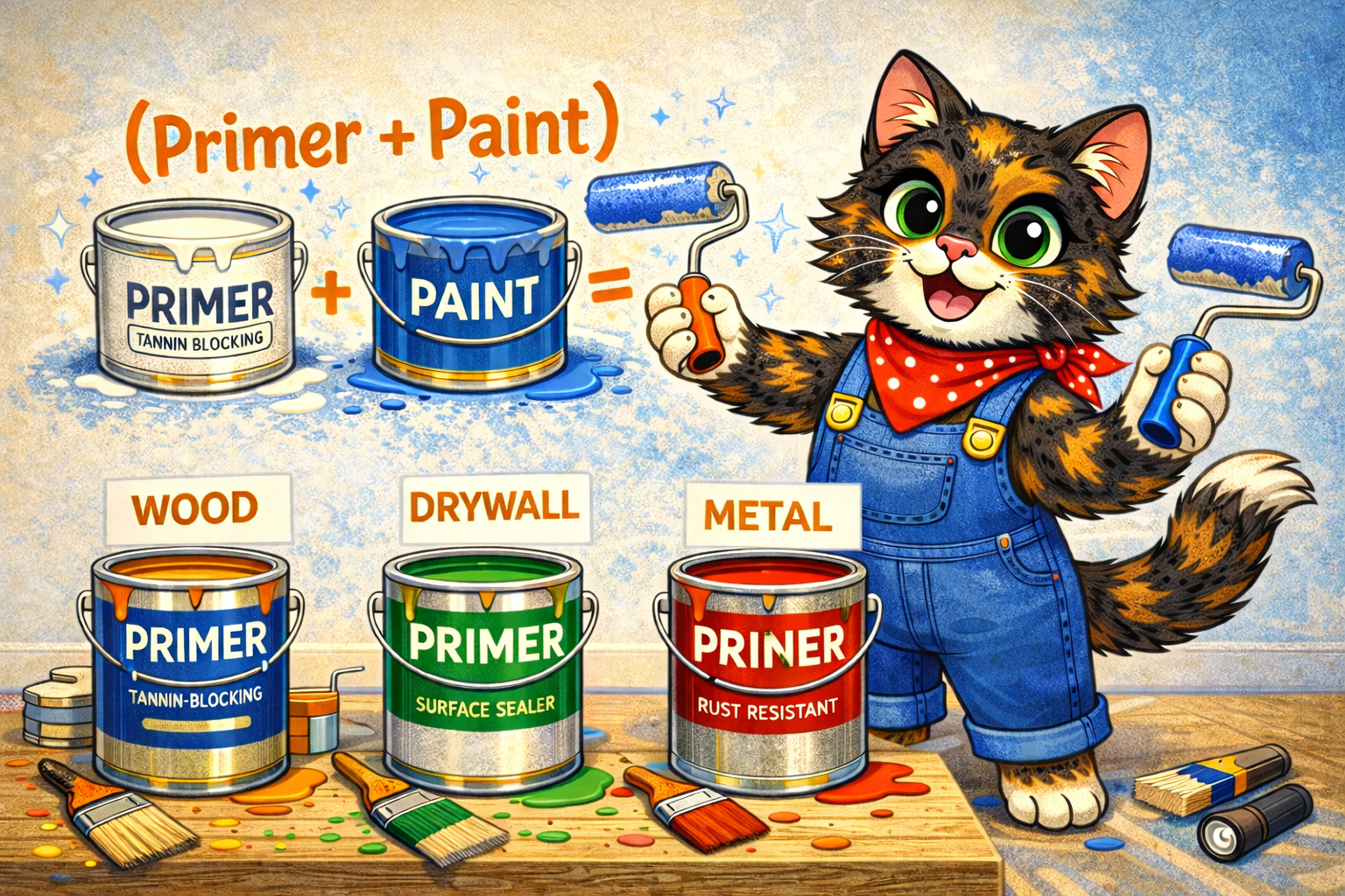 How to Pair Primer With Paint (And Choose the Right Primer for Each Surface)