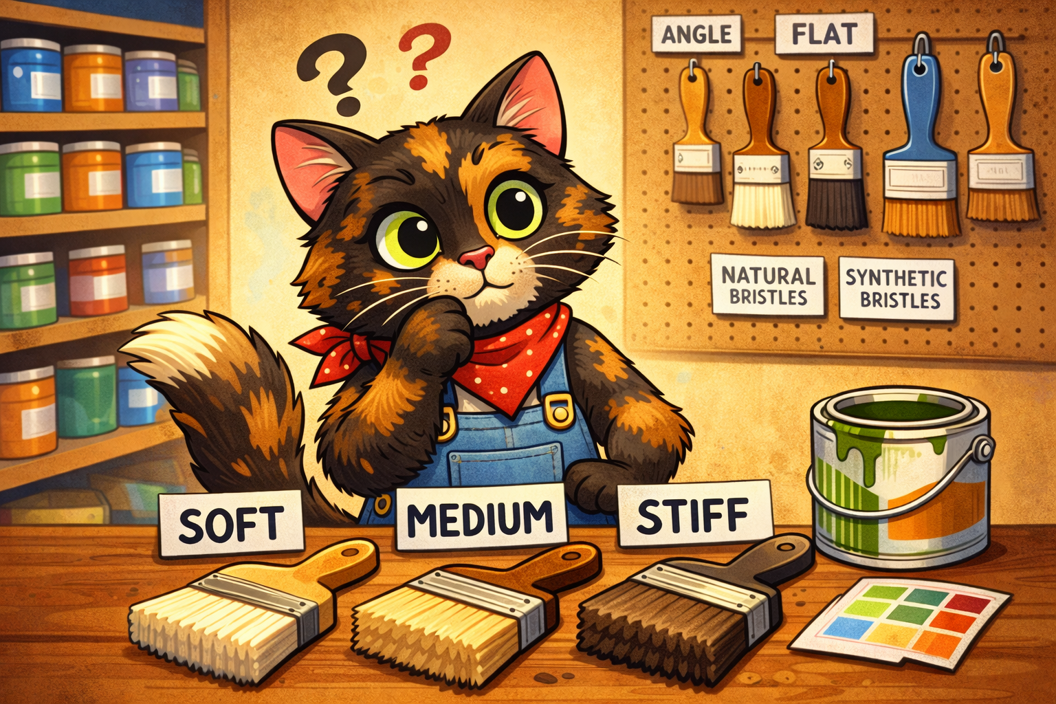 Soft or Stiff Paint Brushes? A Beginner’s Guide to Choosing the Right One