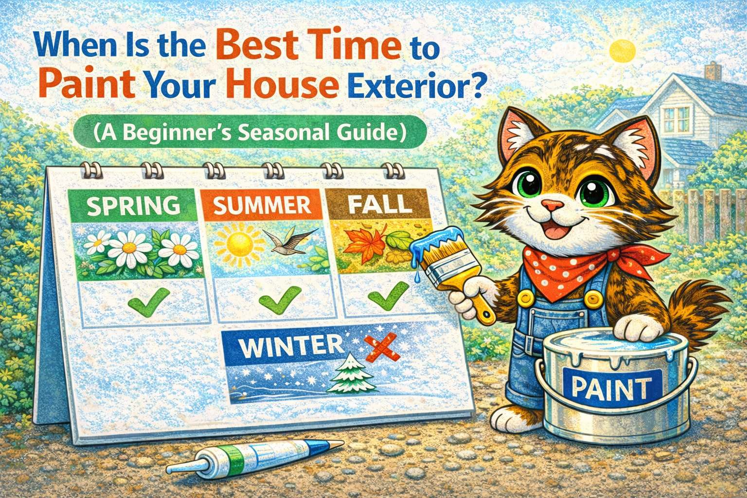 When Is the Best Time to Paint Your House Exterior? (Seasonal Guide for Beginners)