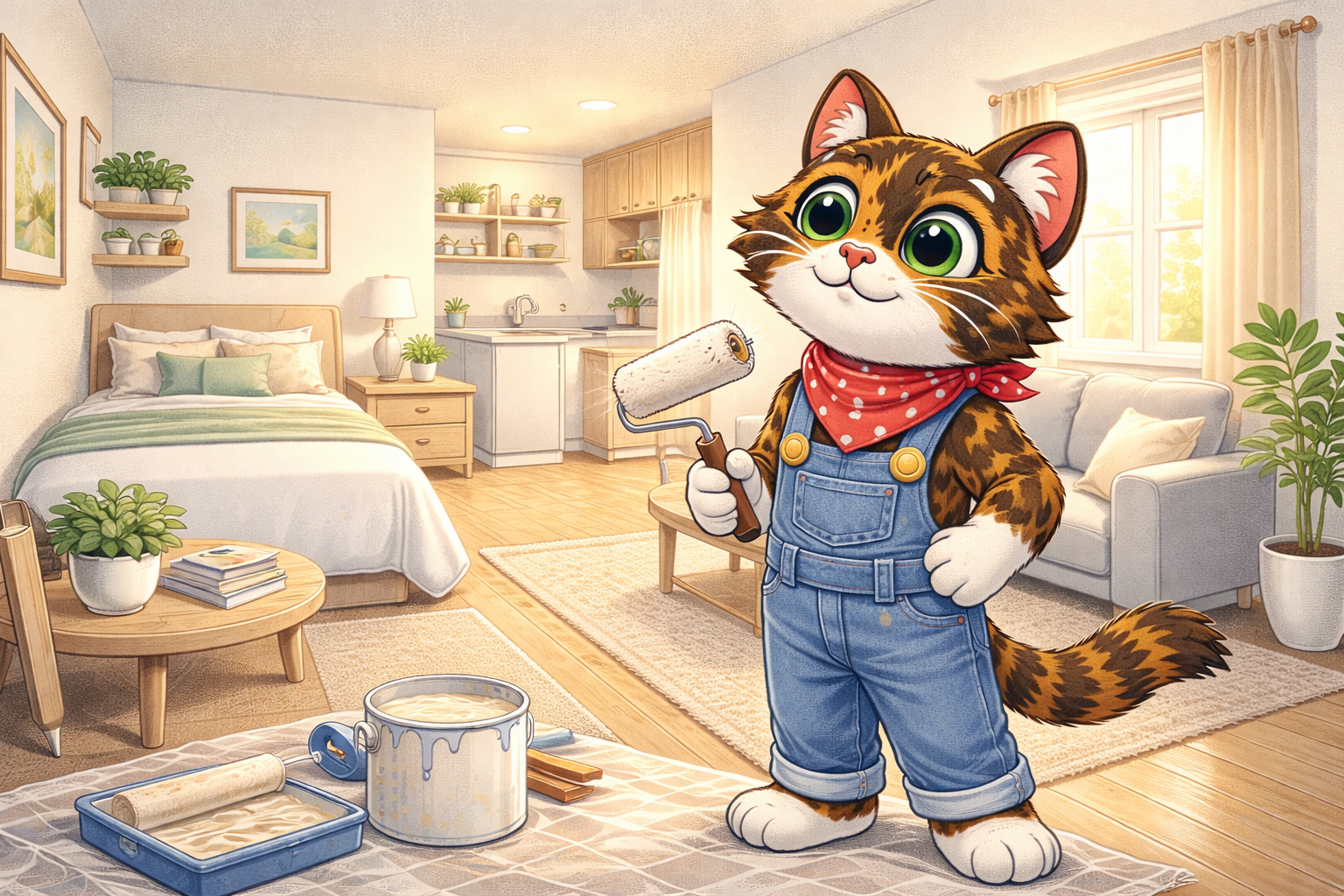 How to Paint a Studio Apartment (A Beginner’s Step-by-Step Guide)