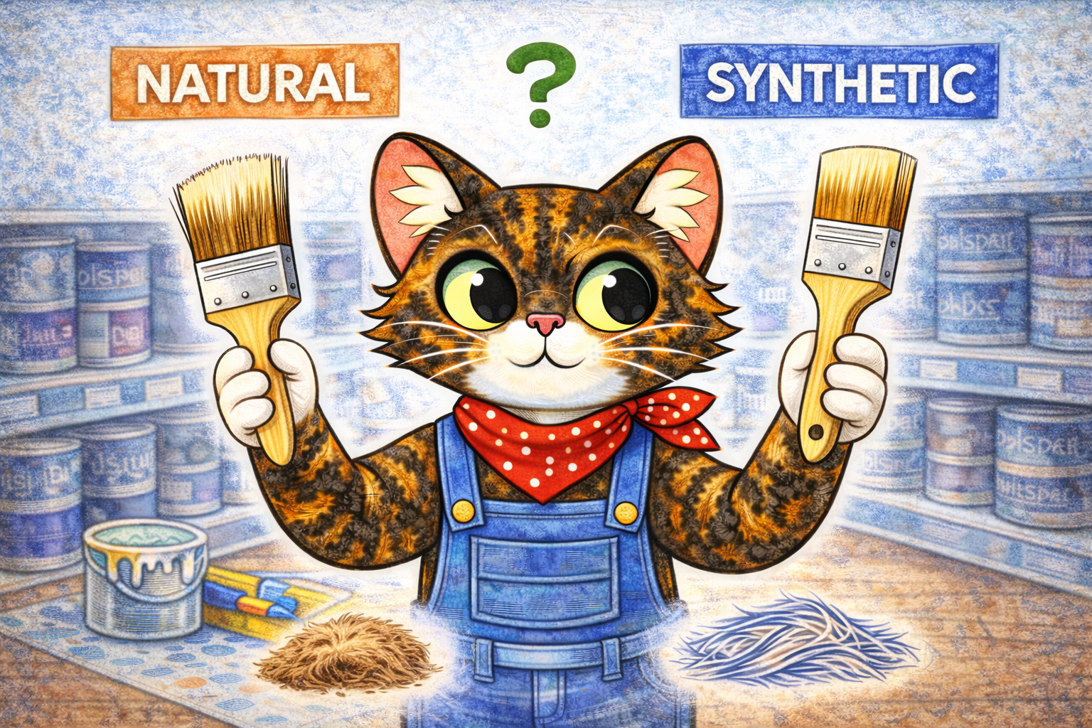 Natural or Synthetic? Choosing the Right Paint Brush Made Easy