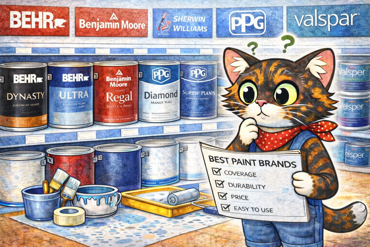 Best Paint Brands for Beginners (Easy Comparisons + Costs)