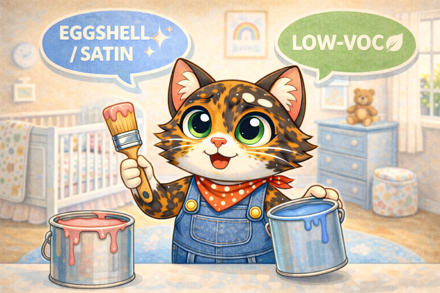 The Best Paint for Nurseries and Kids’ Rooms: Safe, Durable & Beautiful