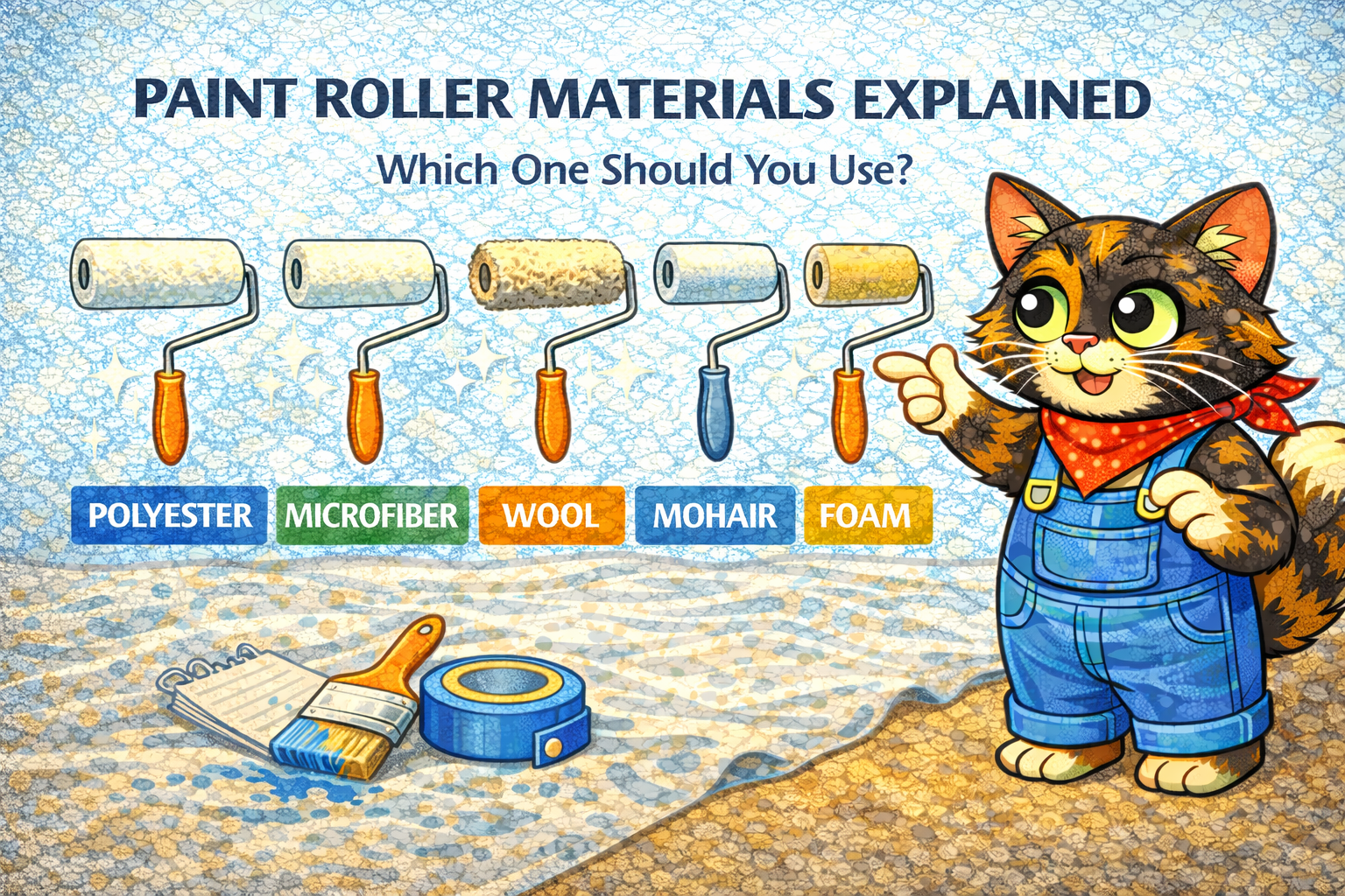 Paint Rollers Explained: Choosing the Right Material for Your Project