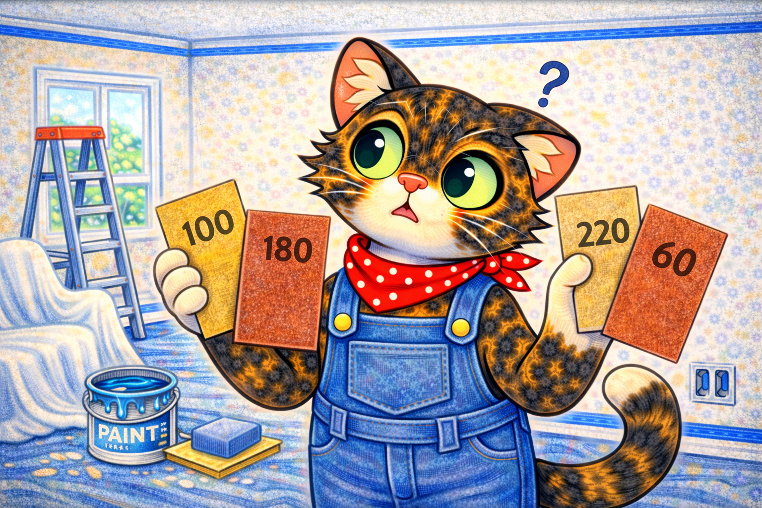 Why Sanding Matters (and How to Choose the Right Grit for Wall Painting)