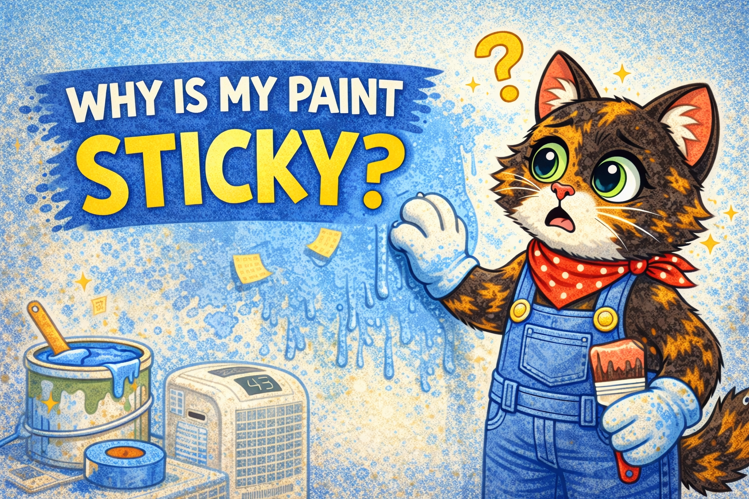 Help! My Paint Won’t Dry: Common Causes and Easy Fixes